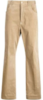 Order Acne Studios FW21純色喇叭休閒長褲卡其色 BK0402