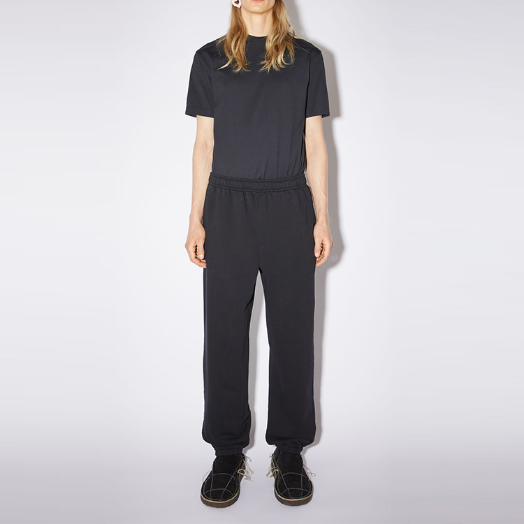 Shop Acne Studios FW21 Jogger Sweatpants Unisex Hitam BK0416-900
