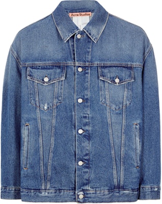 Acne Studios FW21 Unisex Oversized Denim Jacket in Mid Blue. C90077-863 Order Acne Studios FW21 Unisex Oversized Denim Jacket in Mid Blue. C90077-863