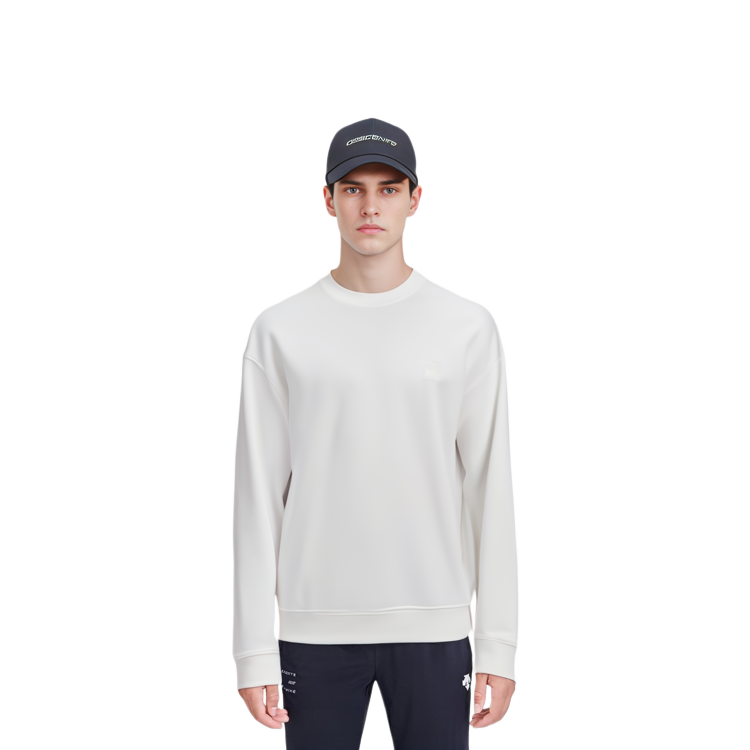 Purchase Acne Studios FW21 White Cotton Crewneck Long Sleeve Casual T-Shirt. CI0010CO-183
