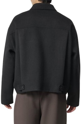 Acne Studios FW22 Black Solid Zip-Up Collar Casual Jacket. B90629-900 Sizing Acne Studios FW22 Black Solid Zip-Up Collar Casual Jacket. B90629-900