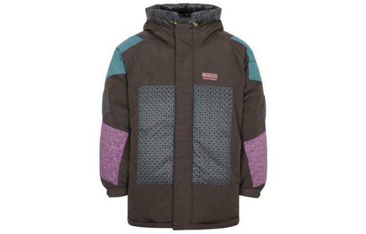 Order Chaqueta Diseño Patch Color Block Marrón Acne Studios FW22 B90644-CSJ