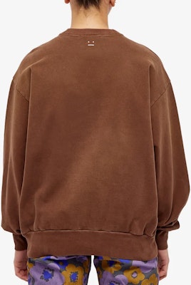 Acne Studios FW22 Crewneck Pullover Long Sleeve Sweatshirt Coffee Brown. CI0112-ADP Purchase Acne Studios FW22 Crewneck Pullover Long Sleeve Sweatshirt Coffee Brown. CI0112-ADP