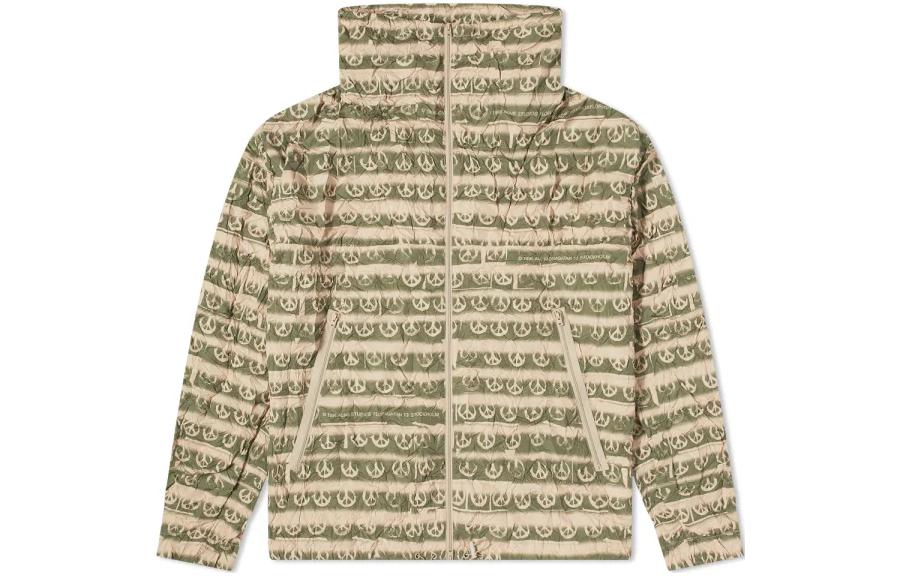 Acne Studios FW22  Full-Zip High-Neck Printed Jacket Multicolor B90605-CTR