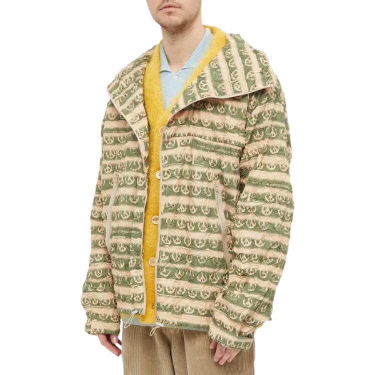 Purchase Chaqueta con Estampado Multicolor y Cuello Alto Acne Studios FW22 Cremallera completa B90605-CTR