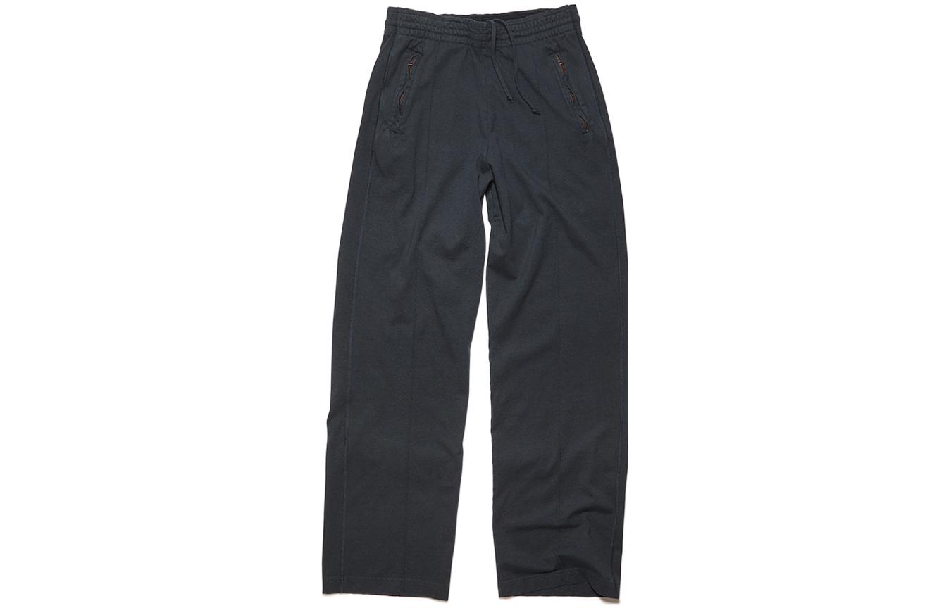 Order Acne Studios FW22 Black Elastic Waist Cotton Sweatpants BK0523-900