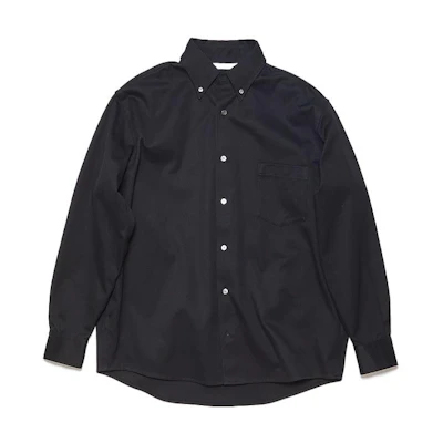 Acne Studios FW22 Black Single-Breasted Long-Sleeve Shirt . B90697-900