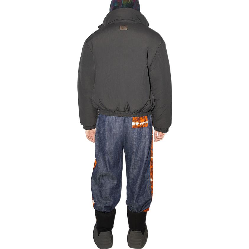 Acne Studios FW22 Black Unisex Zip Velcro Collar Winter Cotton Jacket C90108-900 圖 4