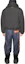 Shop Acne Studios FW22 Black Unisex Zip Velcro Collar Winter Cotton Jacket C90108-900
