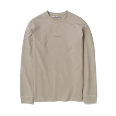 Acne Studios FW22 Brown Solid Color Crewneck Pullover Sweatshirt BL0279-CKN