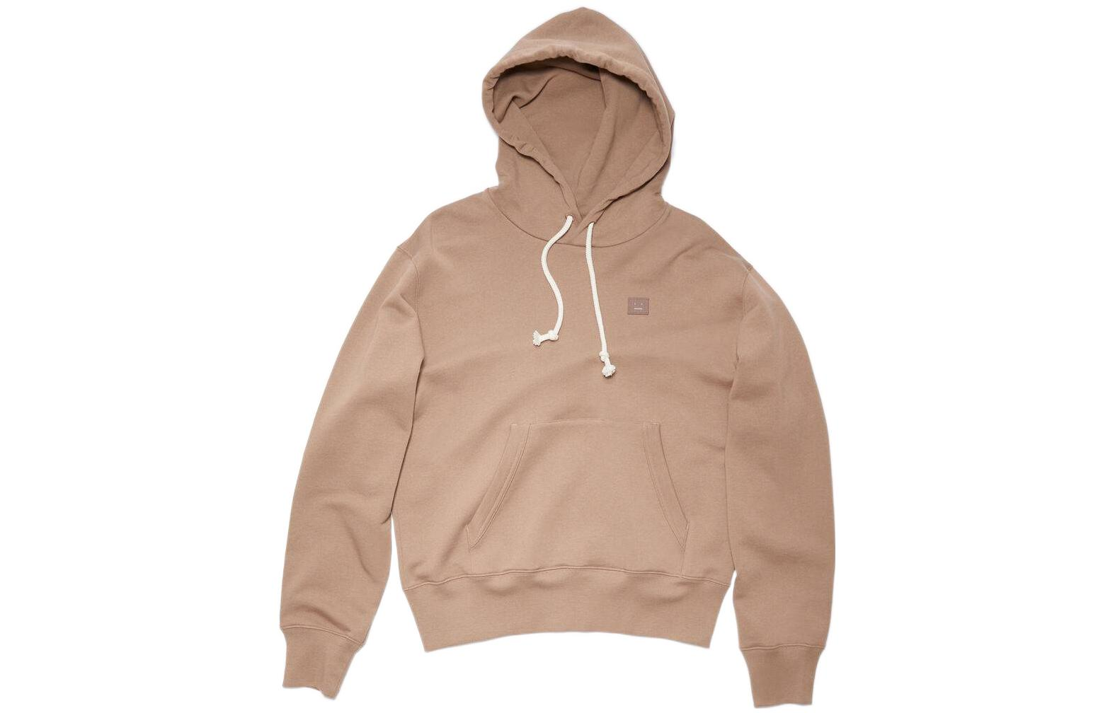 Acne Studios FW22 Brown Unisex Solid Logo Patch Sweatshirt. CI0119-BLG