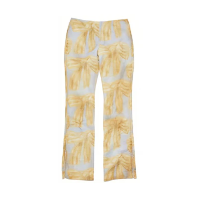 Acne Studios FW22 Butterfly Print Loose Straight Casual Pants Beige Men BK0522-CUX