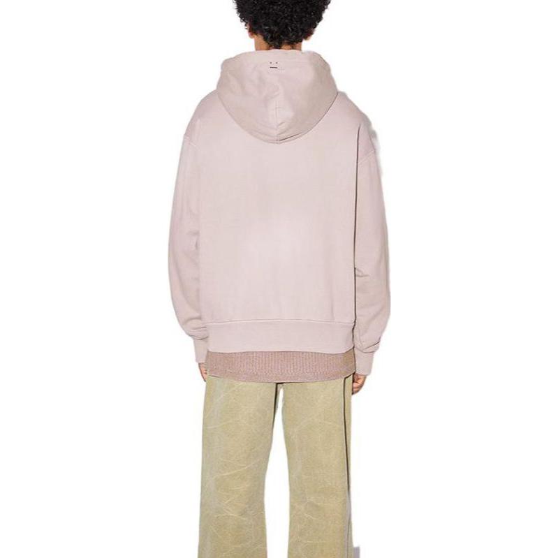 Shop アクネ ストゥディオズ FW22 フェイス フェード ジップ フーディ ユニセックス グレー ピンク CI0111-CJC