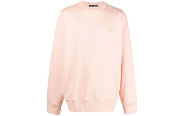 Order Acne Studios FW22 Baju Kelawar Logo Besar Unisex Merah Jambu Muda. CI0072-AD5