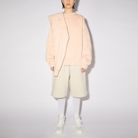 Acne Studios FW22 Baju Kelawar Logo Besar Unisex Merah Jambu Muda. CI0072-AD5 Lookbook Acne Studios FW22 Baju Kelawar Logo Besar Unisex Merah Jambu Muda. CI0072-AD5