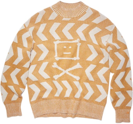 アクネ ストゥディオズ FW22 ユニセックス ウール オレンジニットセーター. C60063-DA9 Buy アクネ ストゥディオズ FW22 ユニセックス ウール オレンジニットセーター. C60063-DA9