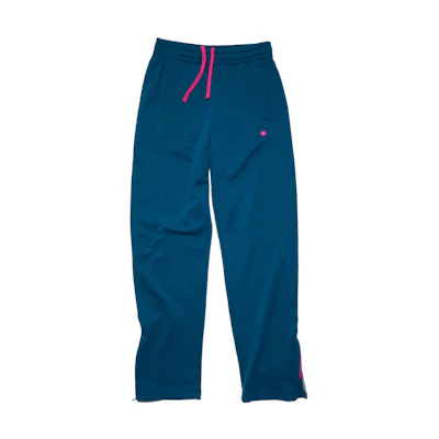 Acne Studios FW22 Face Unisex Wide-Leg Knit Jogger Sweatpants Deep Blue Casual CK0069-BPA