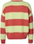 Lookbook Acne Studios FW22 Face Wool Striped Knit Sweater Unisex Light Green C60066-DA5