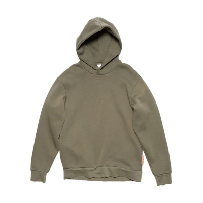 Acne Studios FW22 Green Solid Color Pullover Hoodie BI0140-AA5