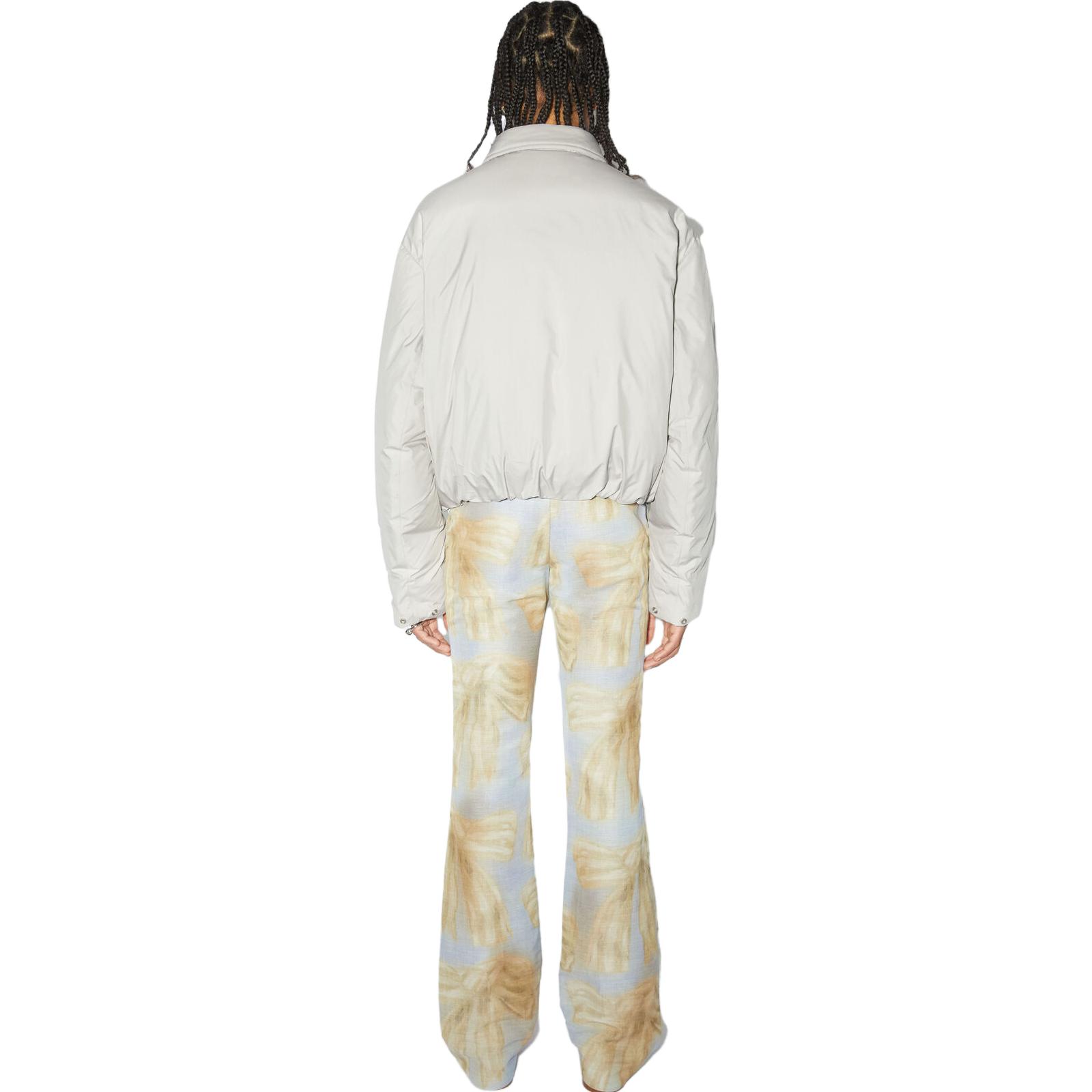 Purchase Acne Studios FW22 Grey Puffer Jacket Plain Casual Collared Down Coat B90681-AAD