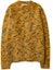 Buy Acne Studios FW22 Leopard Knit Crewneck Sweater Men’s Mustard Yellow B60250-BQT