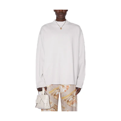 Acne Studios FW22 Oversized High Neck Long Sleeve Tee Unisex Solid Color BL0321-AEH