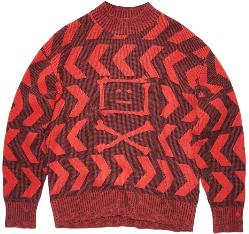 acne-studios-fw-22-red-half-turtleneck-pullover-sweater-with-smiley-logo-unisex-c60063-daa