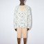 Lookbook Acne Studios FW22 雜點馬海毛單排扣開襟衫 灰白色. B60256-AEG