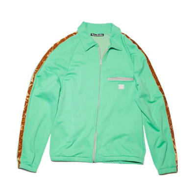 Acne Studios FW22 Unisex Green Zip-Up Collar Sweatshirt Jacket CI0109-ABA