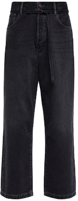 Acne Studios FW22 男女同款高腰抽繩寬鬆牛仔褲 1991 TOJ 黑色 C00033-900 Order Acne Studios FW22 男女同款高腰抽繩寬鬆牛仔褲 1991 TOJ 黑色 C00033-900