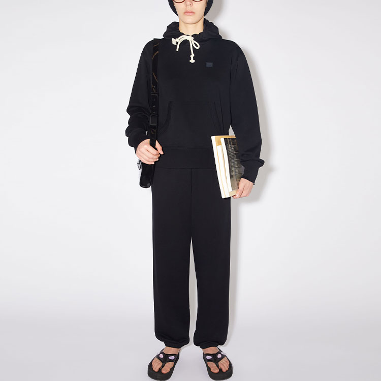 Lookbook Acne Studios FW22 男女款笑臉Logo連帽上衣 黑色 CI0119-900