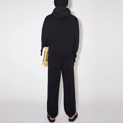 Acne Studios FW22 男女款笑臉Logo連帽上衣 黑色 CI0119-900 Shop Acne Studios FW22 男女款笑臉Logo連帽上衣 黑色 CI0119-900