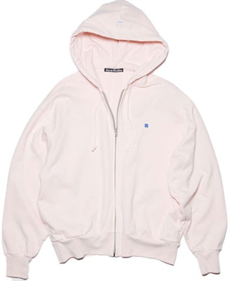 Acne Studios FW22 Unisex Solid Color Zip Hoodie Light Pink CI0111-BKY Buy Acne Studios FW22 Unisex Solid Color Zip Hoodie Light Pink CI0111-BKY