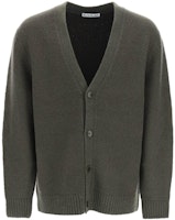 Acne Studios FW22 V-Neck Long Sleeve Knit Cardigan Grey-Green B60222-AAY Acne Studios FW22 V-Neck Long Sleeve Knit Cardigan Grey-Green B60222-AAY