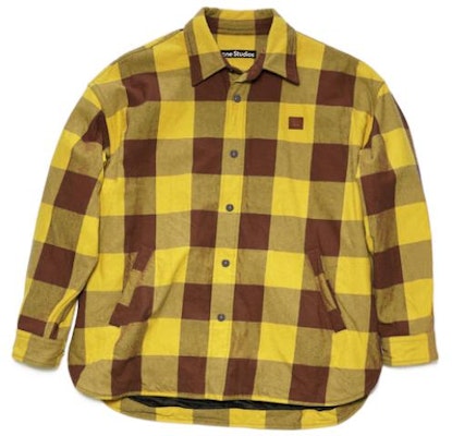 Camisa Acne Studios FW22 Amarilla de Cuadros Manga Larga Unisex. C90117-CL2 Buy Camisa Acne Studios FW22 Amarilla de Cuadros Manga Larga Unisex. C90117-CL2