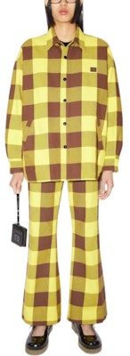 Camisa Acne Studios FW22 Amarilla de Cuadros Manga Larga Unisex. C90117-CL2 Lookbook Camisa Acne Studios FW22 Amarilla de Cuadros Manga Larga Unisex. C90117-CL2