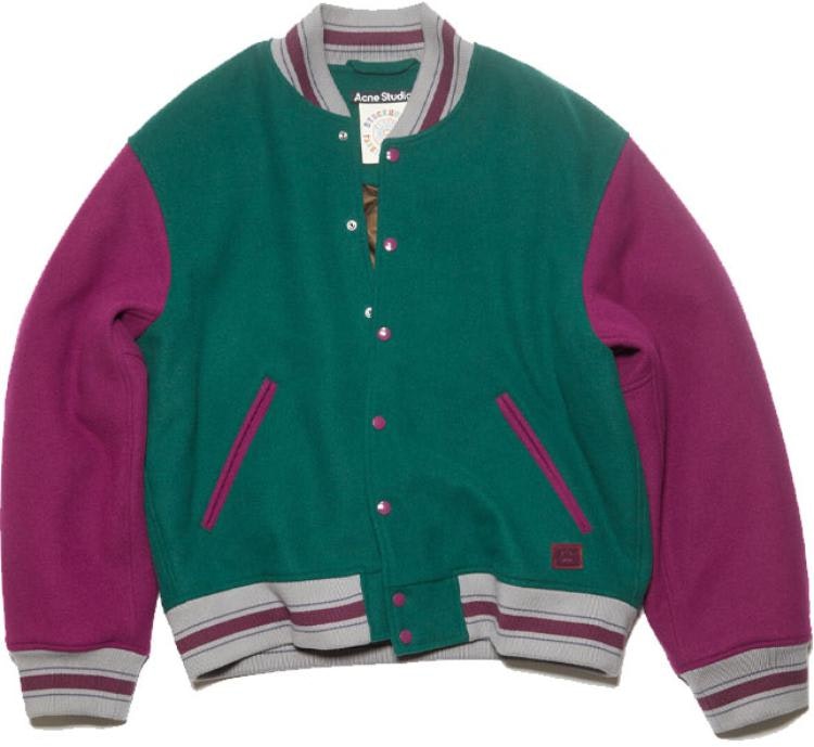 acne-studios-fw-23-face-patch-colorblock-varsity-jacket-purple-green-c90162-djj