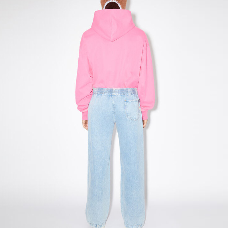 Shop Acne Studios FW23 ルーズストレートデニムジーンズ ライトブルー. BK0562-228