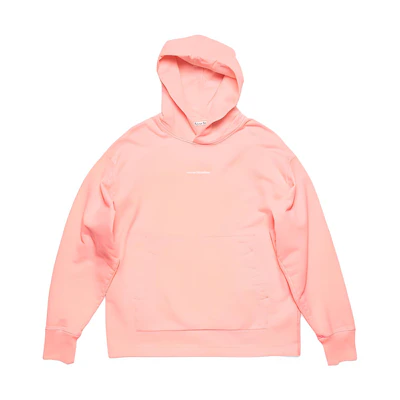 Acne Studios FW23 Oversized Pullover Hoodie Light Pink with Pockets. BI0198-418