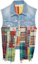 Buy Acne Studios FW23 Slim Fit Check Frayed Denim Vest Biru Tengah B90705-863