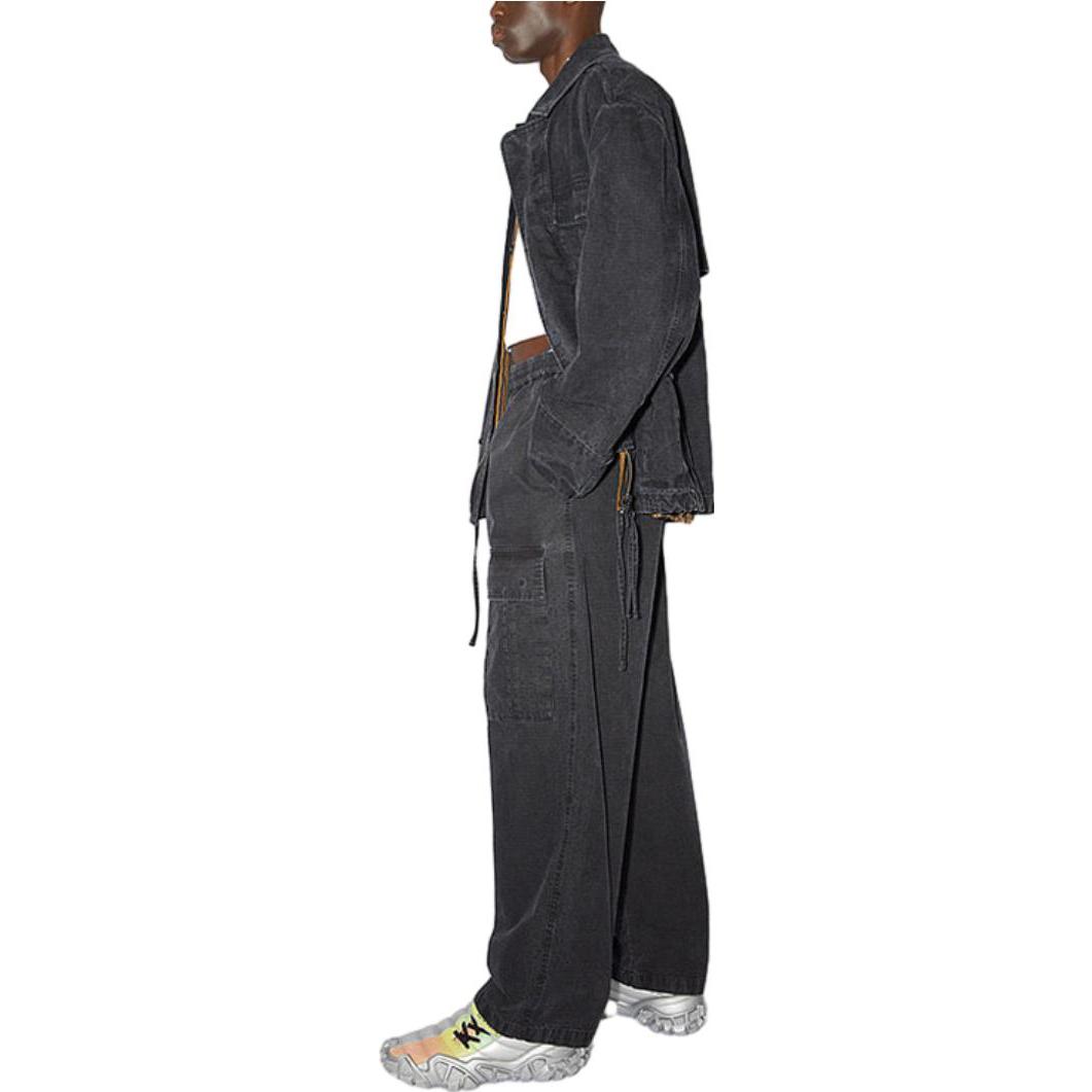 Purchase アクネ ストゥディオズ FW23 ブラックデニム リラックスフィット マルチポケット ジーンズ メンズ BK0560-900