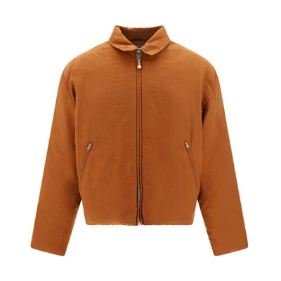 Acne Studios FW23 Brown Zip-Up Long Sleeve Jacket for Men B90712-AC7