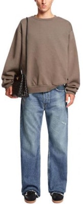 アクネ ストゥディオズ FW23 クリーンフィット デニム ストレートレッグ ジーンズ ブルー B00325-AUZ Shop アクネ ストゥディオズ FW23 クリーンフィット デニム ストレートレッグ ジーンズ ブルー B00325-AUZ