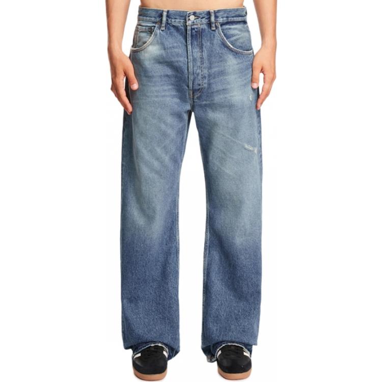 Purchase アクネ ストゥディオズ FW23 クリーンフィット デニム ストレートレッグ ジーンズ ブルー B00325-AUZ