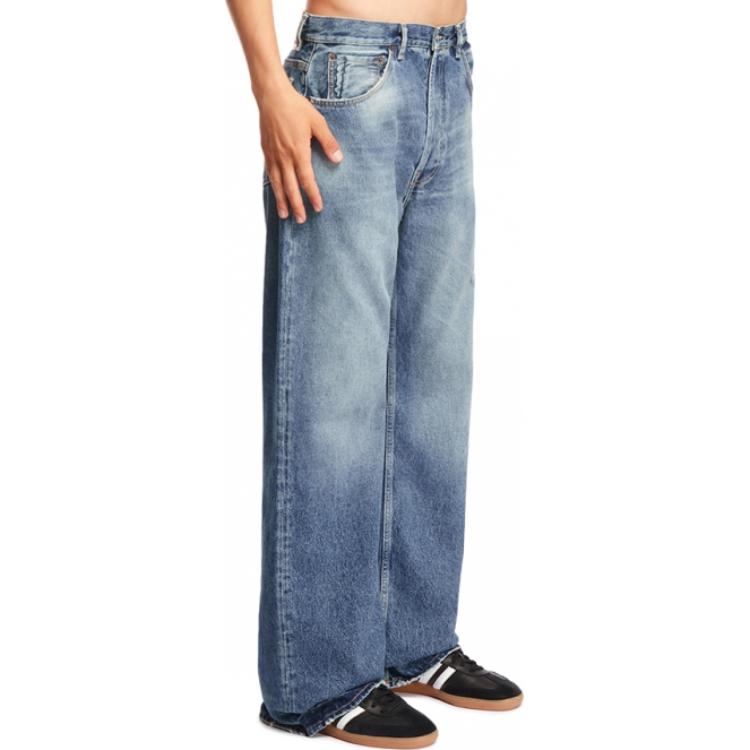 Sizing アクネ ストゥディオズ FW23 クリーンフィット デニム ストレートレッグ ジーンズ ブルー B00325-AUZ