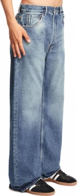 アクネ ストゥディオズ FW23 クリーンフィット デニム ストレートレッグ ジーンズ ブルー B00325-AUZ Sizing アクネ ストゥディオズ FW23 クリーンフィット デニム ストレートレッグ ジーンズ ブルー B00325-AUZ