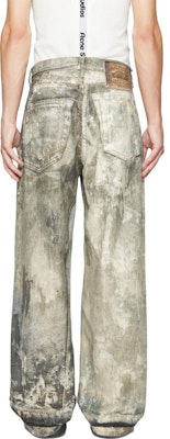 Acne Studios FW23 Dirty Wash 3D Print Low-Waist Wide-Leg Denim Jeans Cold Gray Men. A00410-AAA Purchase Acne Studios FW23 Dirty Wash 3D Print Low-Waist Wide-Leg Denim Jeans Cold Gray Men. A00410-AAA