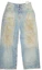 Order Acne Studios FW23 Seluar Denim Baggy Unisex Biru Kotor Pudar. C00054-863