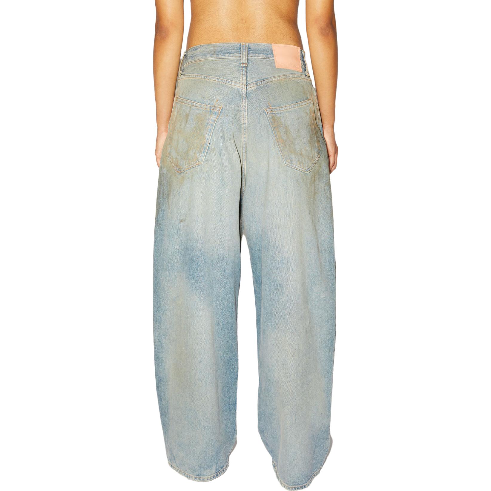Acne Studios FW23 Dirty Washed Baggy Denim Jeans Unisex Blue. C00054-863 圖 4