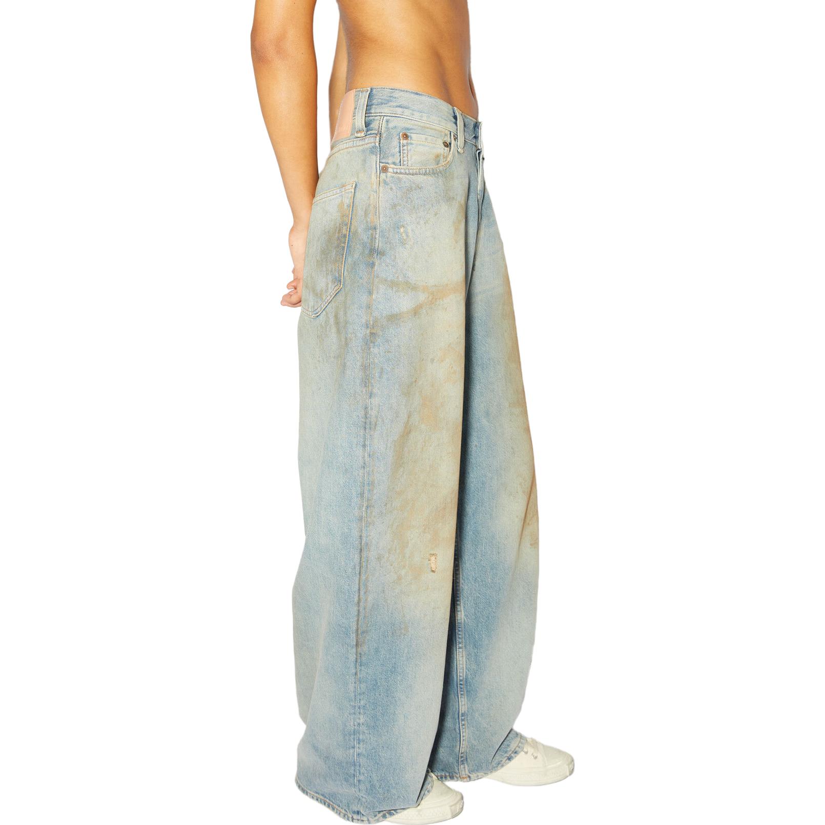 Acne Studios FW23 Dirty Washed Baggy Denim Jeans Unisex Blue. C00054-863 圖 5